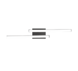 Plafón de techo Trio Route LED negro mate 4000K 56cm R62472432