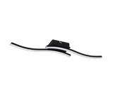 Plafón de techo Trio Route LED negro mate 4000K 56cm R62472432