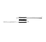Plafón de techo Trio Route LED negro mate 4000K 56cm R62472432