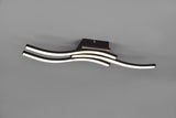 Plafón de techo Trio Route LED wood imitation 3000K regulable 56cm R62473135