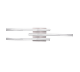 Plafón de techo Trio Route LED níquel mate 4000K 56cm R62473407