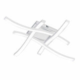 Trio Route Plafón LED de metal estera blanca R62474131