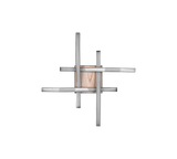 Plafón de techo Trio Route LED wood imitation 3000K regulable 46cm R62474135