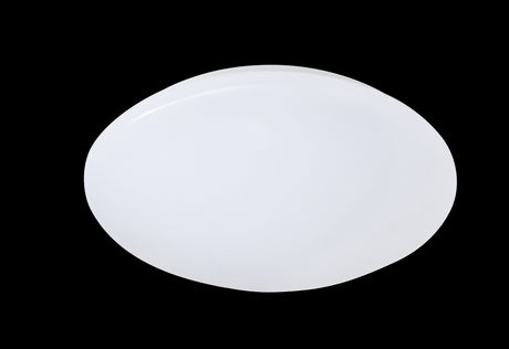 Plafón de techo Trio Putz II LED blanco 3000K regulable IP44 Ø27cm R62601201