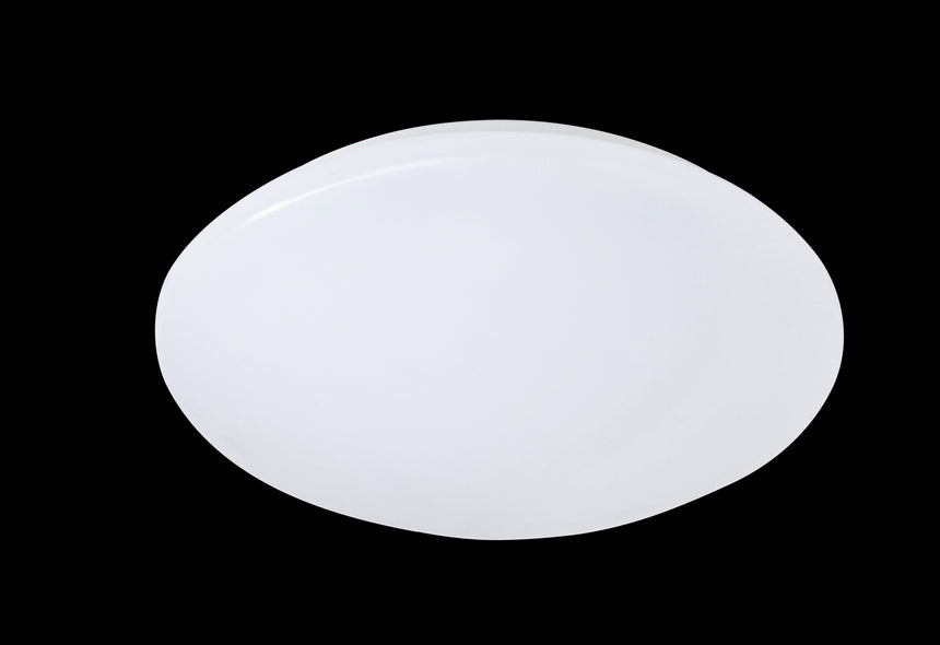 Plafón de techo Trio Putz II LED blanco 3000K regulable IP44 Ø27cm R62601201