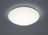 Plafón de techo Trio Putz LED blanco 3000K regulable IP44 Ø37cm R62601301