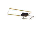 Trio Padella Plafón LED de metal bronce mate R62642108
