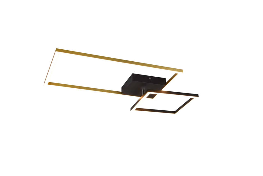 Trio Padella Plafón LED de metal bronce mate R62642108