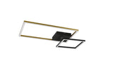 Trio Padella Plafón LED de metal bronce mate R62642108