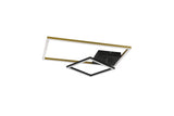 Trio Padella Plafón LED de metal bronce mate R62642108