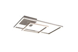 Trio Padella Plafón LED de metal níquel mate R62642407