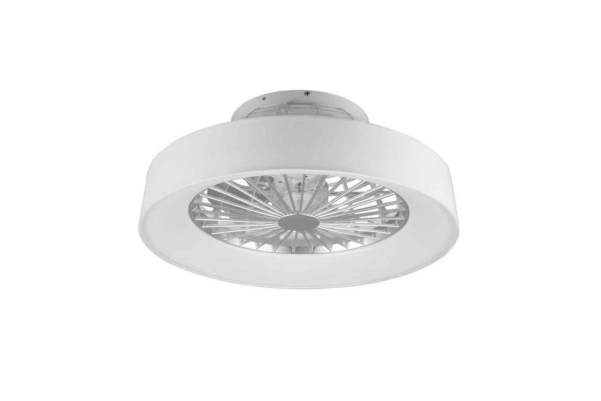 Trio Farsund Ventilador LED de plástico blanco R62662101