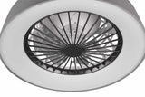 Trio Farsund Ventilador LED de plástico gris R62662111