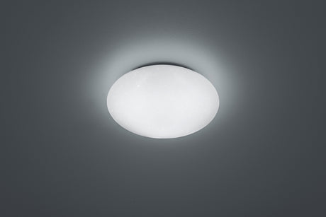 Plafón de baño Trio Putz LED blanco 4000K regulable IP44 Ø27cm R62681201