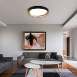 Trio Zeta Plafón LED de plástico negro R62712402