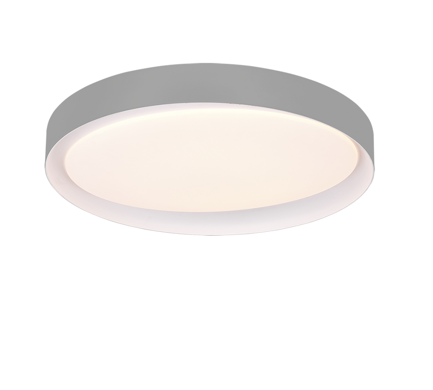 Plafón de techo Trio Zeta LED CCT regulable con mando Ø48,5cm gris — ref. R62712411 (3)