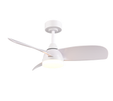Ventilador de techo Trio Helsinki LED blanco mate CCT regulable con mando Ø90cm R62732131 - vista 2