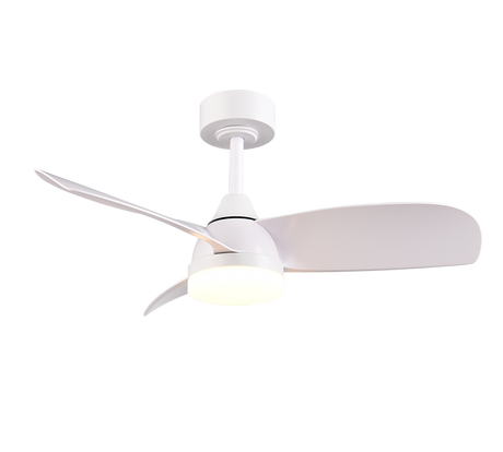 Ventilador de techo Trio Helsinki LED blanco mate CCT regulable con mando Ø90cm R62732131 - vista 2
