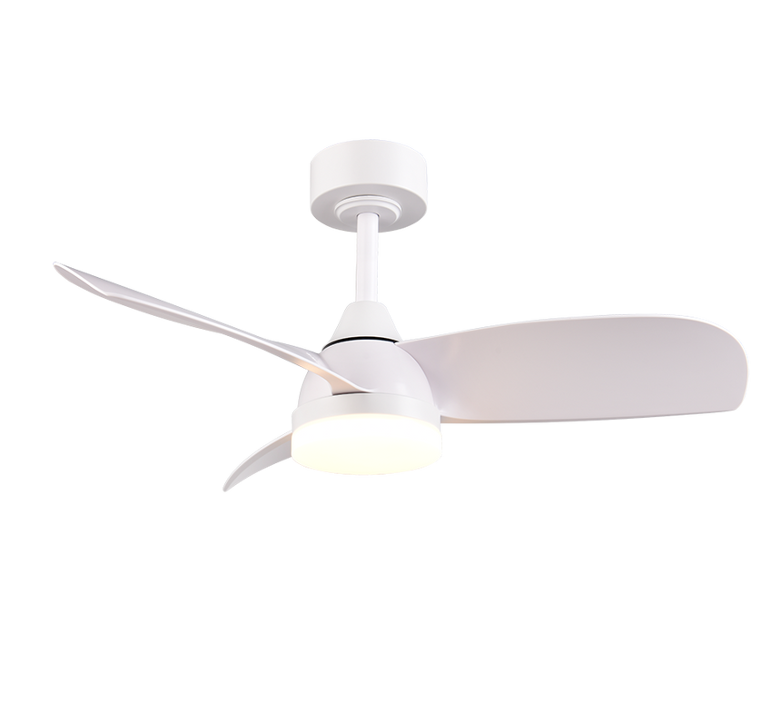 Ventilador de techo Trio Helsinki LED blanco mate CCT regulable con mando Ø90cm R62732131 - vista 2