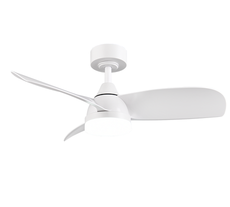 Ventilador de techo Trio Helsinki LED blanco mate CCT regulable con mando Ø90cm R62732131 - vista 3