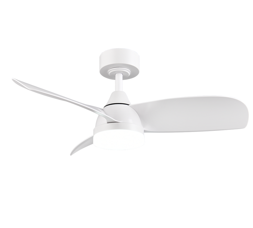 Ventilador de techo Trio Helsinki LED blanco mate CCT regulable con mando Ø90cm R62732131 - vista 3