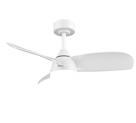 Ventilador de techo Trio Helsinki LED blanco mate CCT regulable con mando Ø90cm R62732131 - vista 4