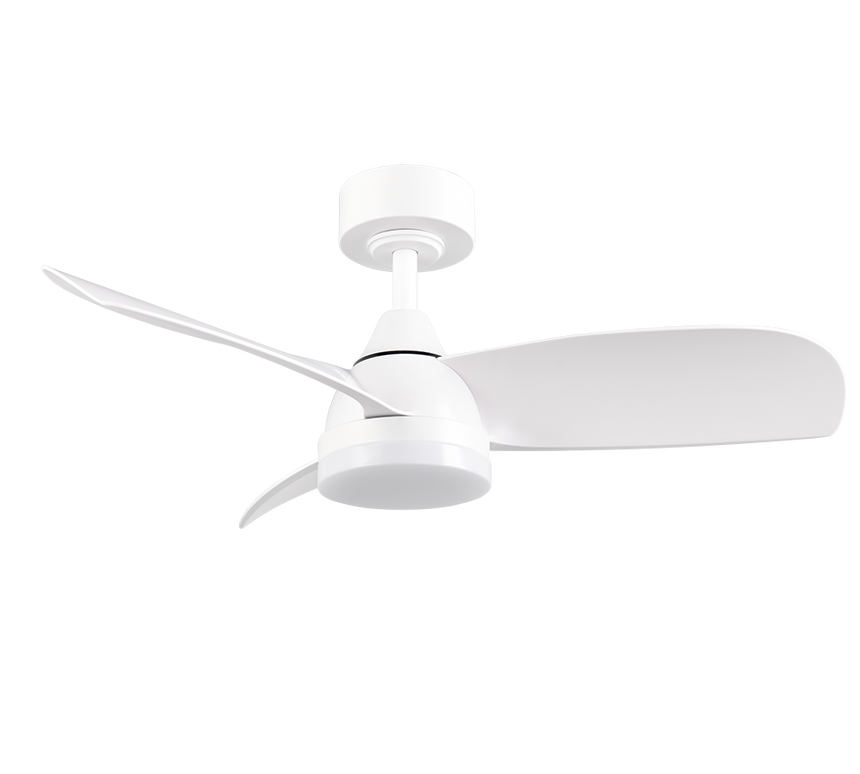 Ventilador de techo Trio Helsinki LED blanco mate CCT regulable con mando Ø90cm R62732131 - vista 5