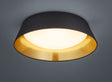 Plafón de techo Trio Ponts LED negro 3000K Ø45cm R62871879