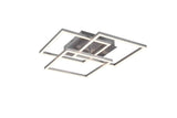 Trio Mobile Plafón LED de metal níquel mate R62883107