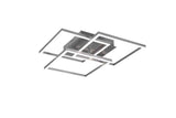 Trio Mobile Plafón LED de metal níquel mate R62883107