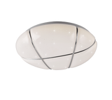 Plafón de techo Trio Tibor LED blanco 4000K Ø28cm R62903001