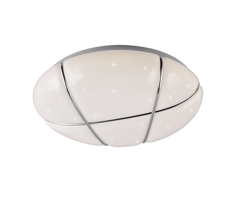 Plafón de techo Trio Tibor LED blanco 4000K Ø28cm R62903001