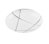 Plafón de techo Trio Tibor LED blanco CCT Ø48cm R62905001