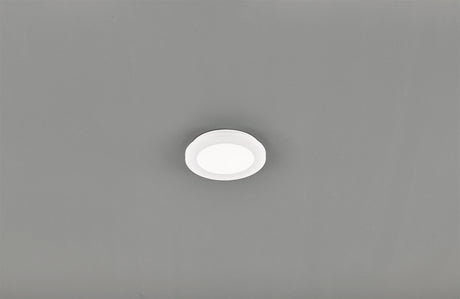 Plafón de baño Trio Camillus LED blanco 3000K IP44 Ø17cm R62921001