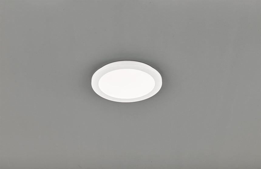 Plafón de baño Trio Camillus LED blanco 3000K IP44 Ø26cm R62921501