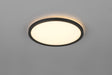 Plafón de techo Trio Joko LED negro CCT Ø29cm R63011102