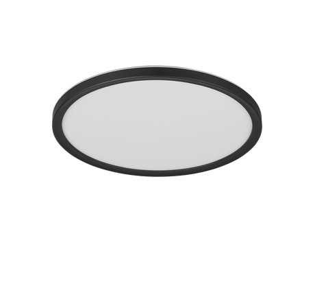 Plafón de techo Trio Joko LED negro CCT Ø29cm R63011102