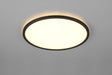 Plafón de techo Trio Joko LED negro CCT Ø42cm R63011902