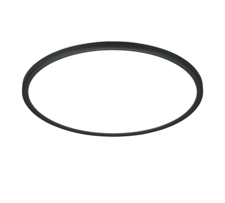 Plafón de techo Trio Joko LED negro CCT Ø42cm R63011902