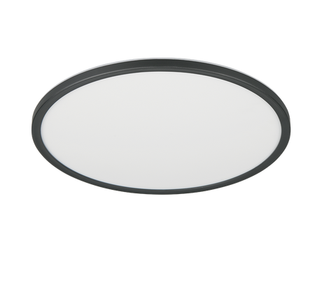 Plafón de techo Trio Joko LED negro CCT Ø42cm R63011902