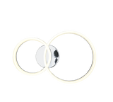 Plafón de techo Trio Mova LED cromo 4000K 51cm R63292106