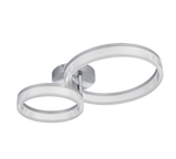 Plafón de techo Trio Mova LED cromo 4000K 51cm R63292106