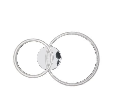Plafón de techo Trio Mova LED cromo 4000K 51cm R63292106