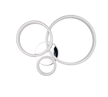 Plafón de techo Trio Mova LED cromo 4000K 51cm R63293106