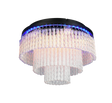 Plafón de techo Trio Vono LED negro mate CCT Ø40cm R63441032