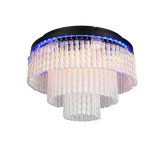 Plafón de techo Trio Vono LED negro mate CCT Ø40cm R63441032