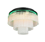 Plafón de techo Trio Vono LED negro mate CCT Ø40cm R63441032