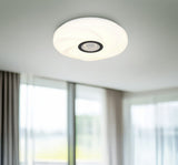 Plafón de techo Trio Sano LED blanco CCT Ø39cm R63481001