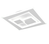 Plafón de techo Trio Degas LED blanco mate CCT 35,5cm R63511131