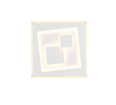 Plafón de techo Trio Degas LED blanco mate CCT 35,5cm R63511131